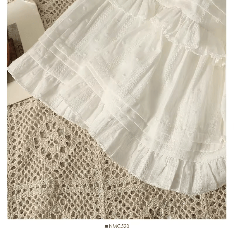 IVORY RUFFLE ETEK