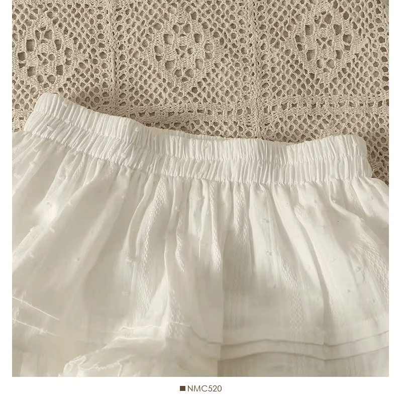 IVORY RUFFLE ETEK